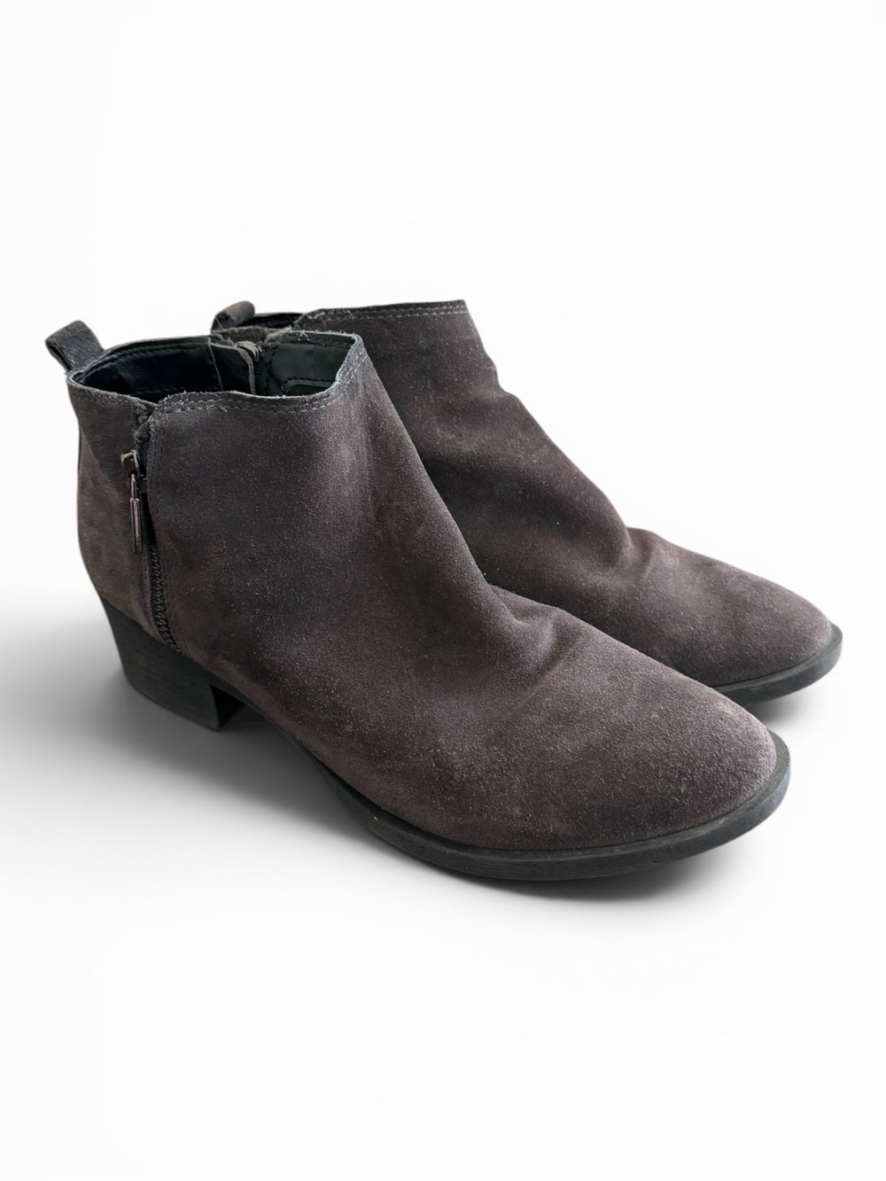 Kenneth Cole New York Womens Dara Suede Moto Ankle Bootie